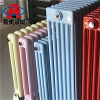 集中供暖钢四柱暖气片 钢制防腐型圆四柱散热器UR4004-600