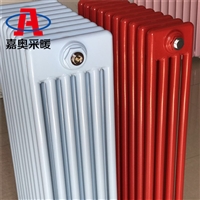 钢管柱型暖气片 GZ6-1200钢制柱散热器 嘉奥