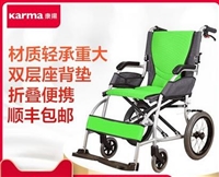 济南轮椅康扬轮椅2501上飞机轮椅 轻便轮椅老人手推轮椅 送货上门