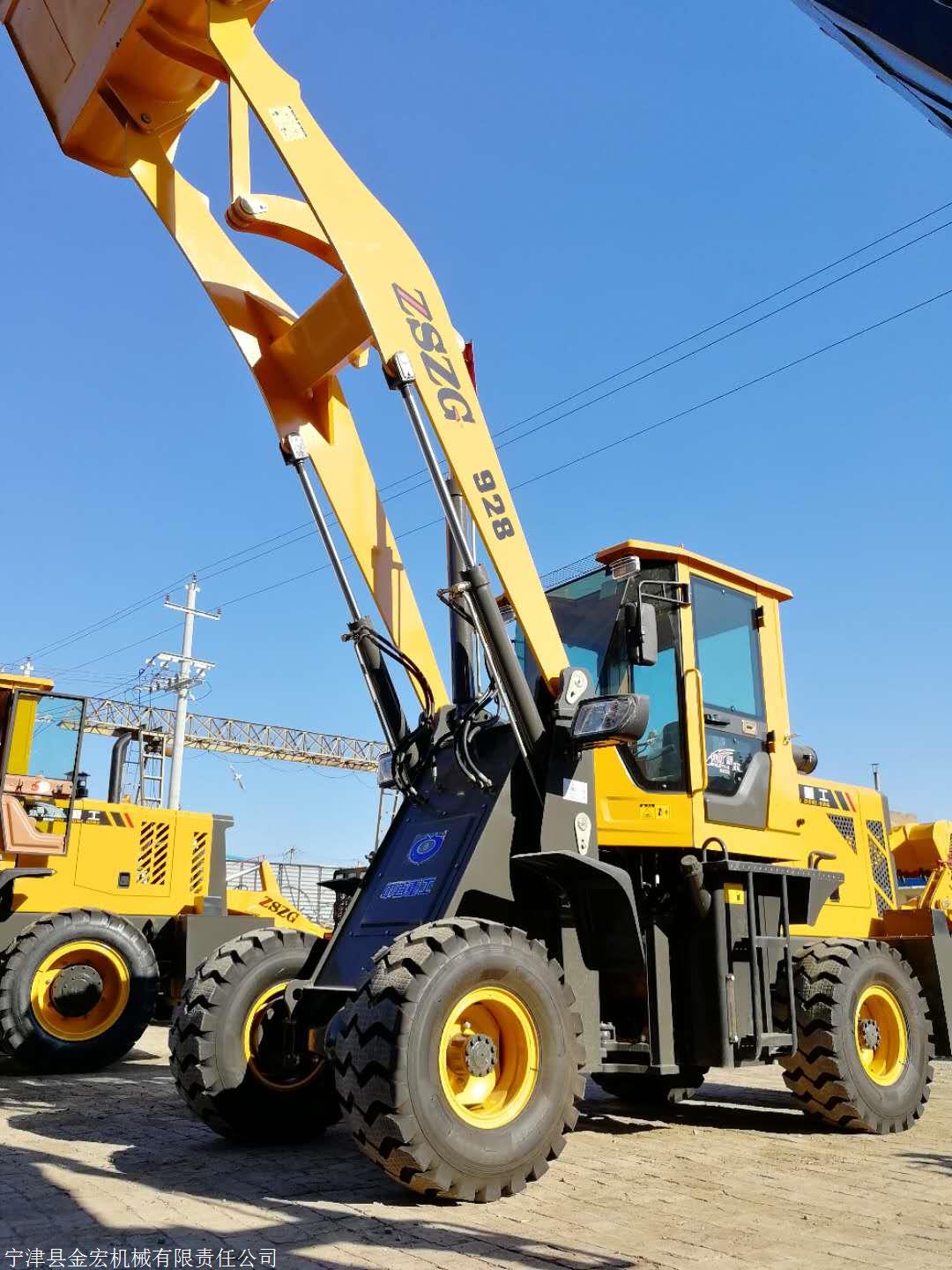 大粮食斗装载机加高臂铲车铲粮用