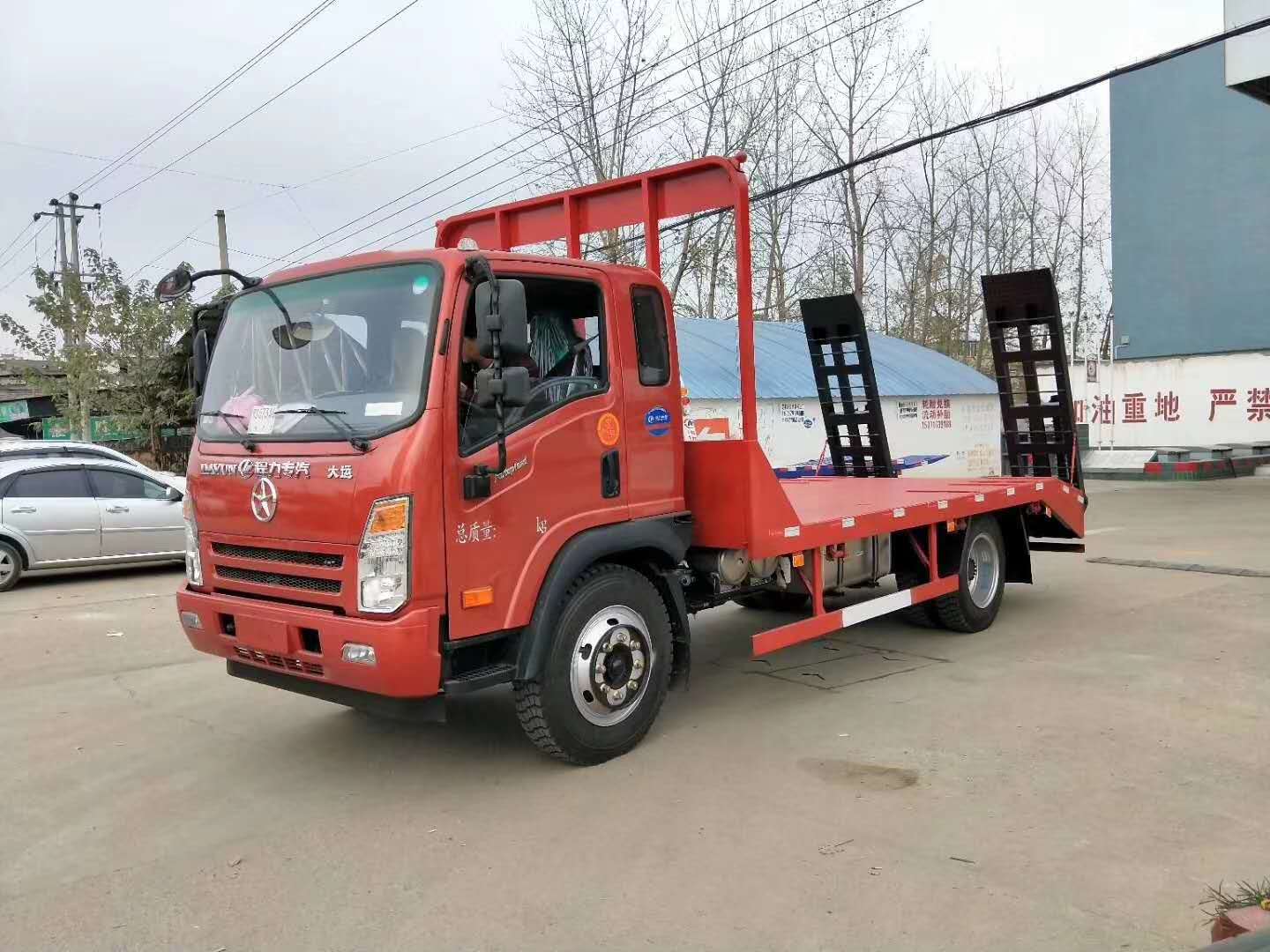 張掖平板拖車運輸車重型平板運輸車