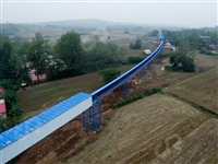 山东泽荣长距离弯曲型带式输送机