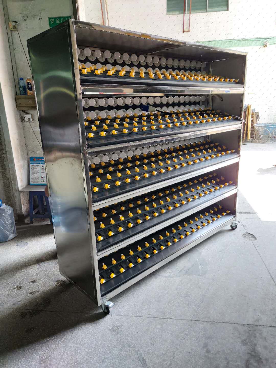 移动电源老化架带轮防静电老化检测架