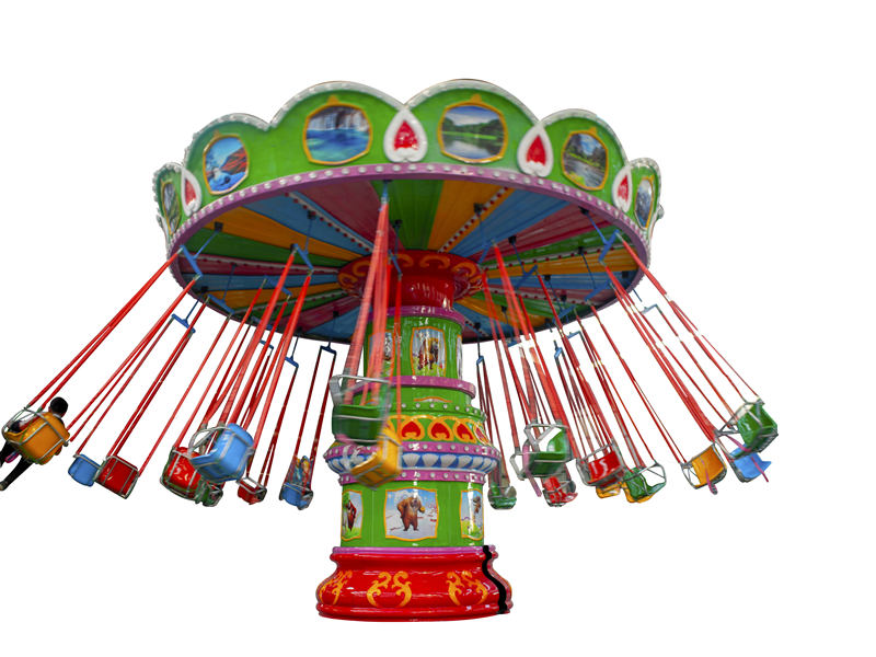 户外旋转飞椅厂家 广场12座西瓜飞椅价格