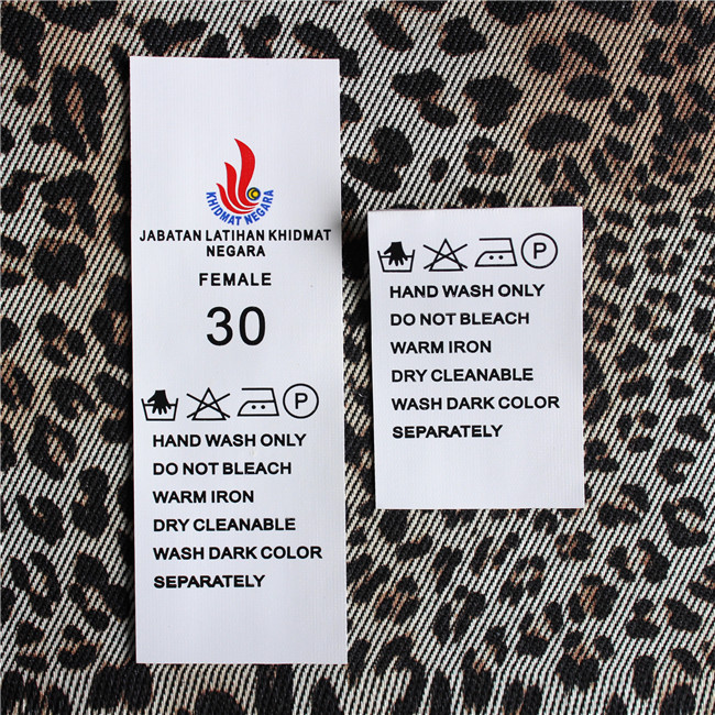 可定制服装洗水标童装水洗标洗水唛印唛布标耐水洗不掉色