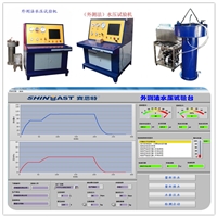 河北氢气瓶外测法水压试验台 工业氢气瓶外测法水压试验机 