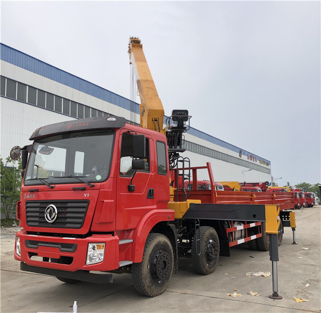 5噸藍牌自備吊 東風隨車吊騰宇直臂吊機