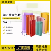 gz509钢五柱暖气片 钢管柱形散热器规格参数