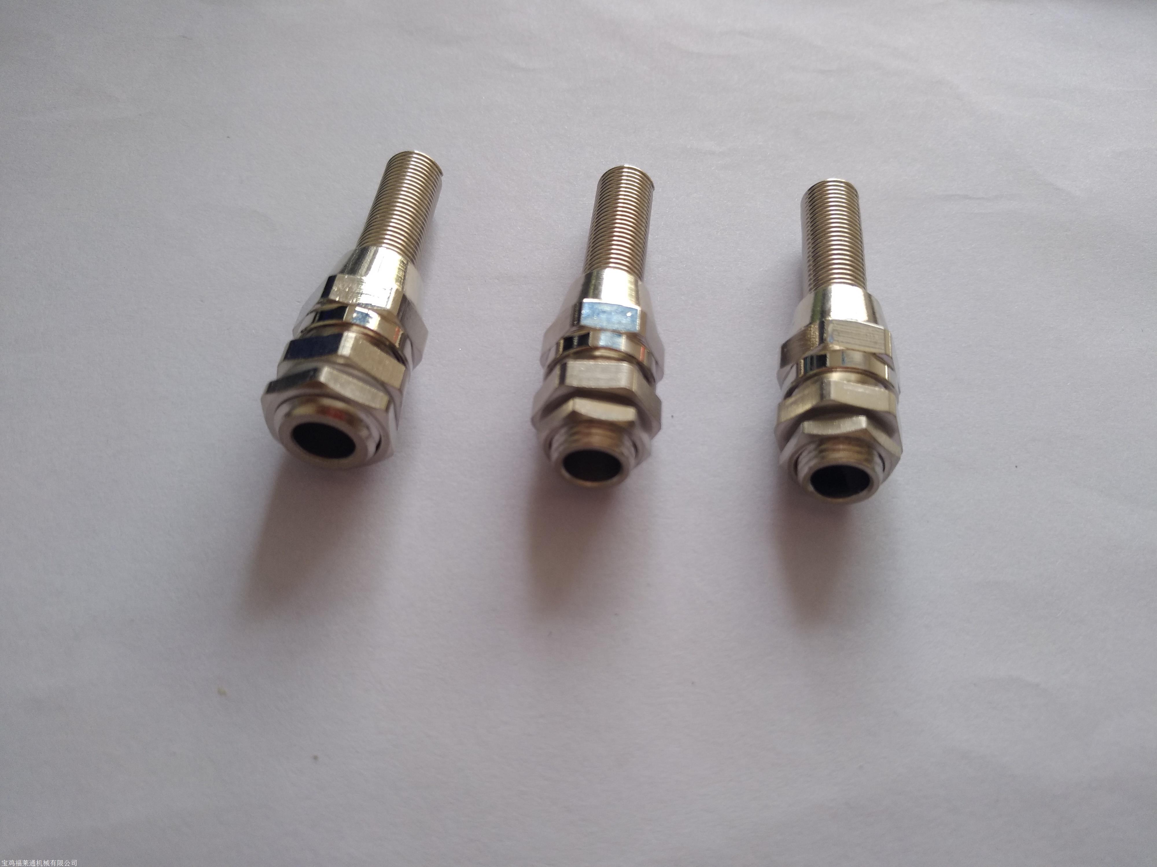 供应阜阳电气设备连接用n16*1.5防折弯电缆接头铜镀镍厂家