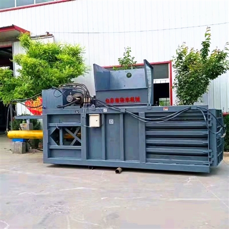 鲁丰热销小型卧式打包机 卧式废纸打包机厂家