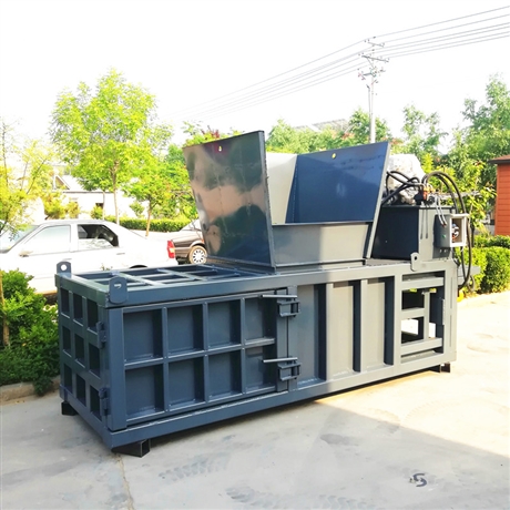 鲁丰40吨卧式编织袋打包机 小型卧式打包机厂家