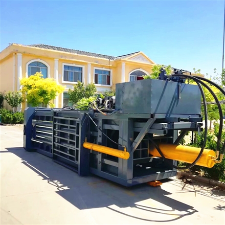 河南大型卧式废纸壳打包机 卧式废纸打包机厂家