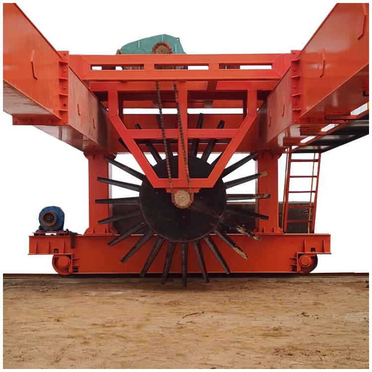 大型叶轮槽式翻抛机土壤修复翻抛机有机肥机械翻抛机