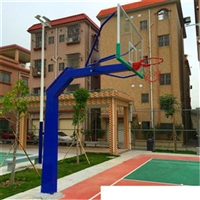 济南地埋方管 仿液压箱式双臂 箱体是篮球架