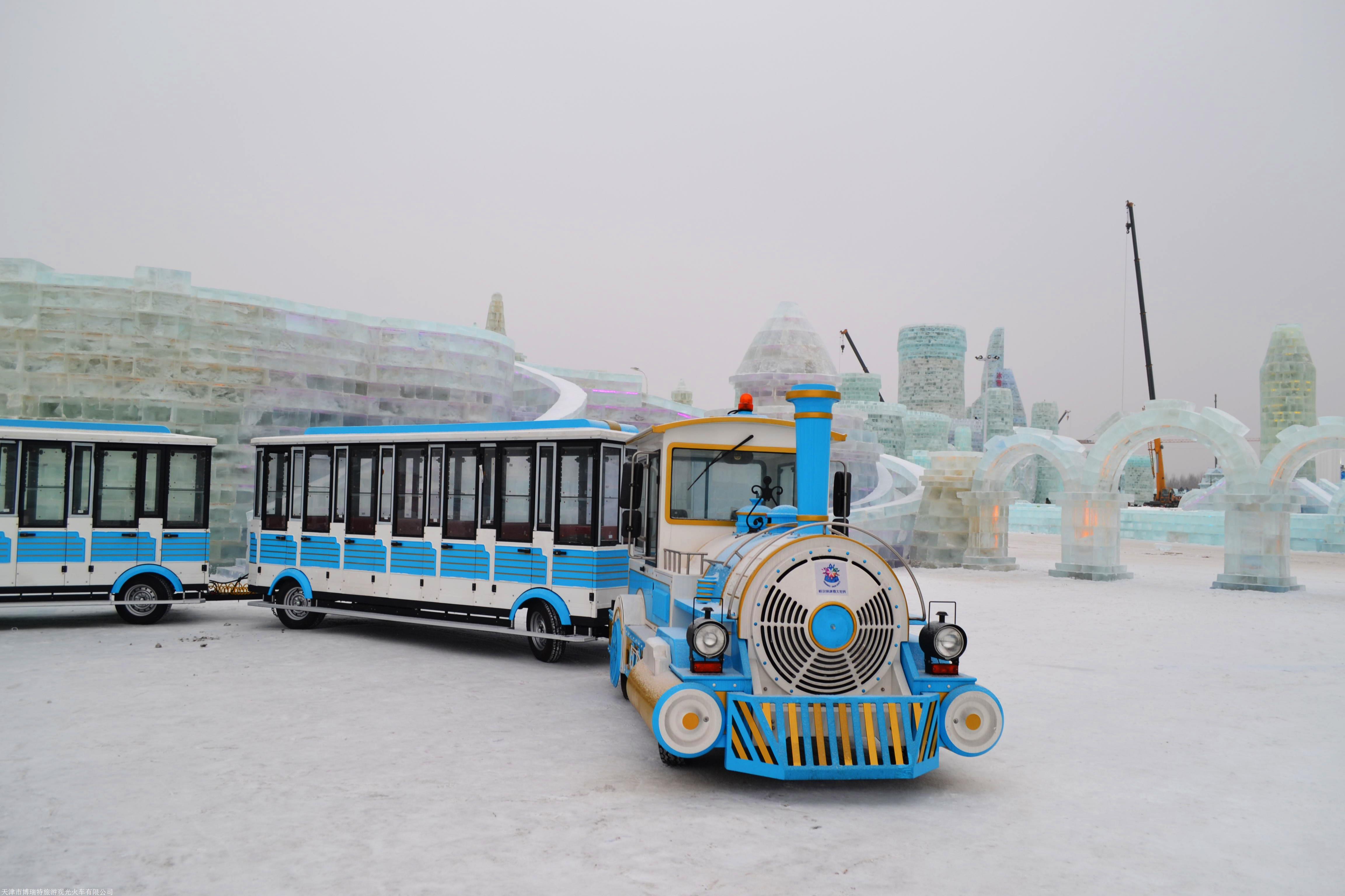 儿童观光无轨小火车 观光火车订购 室内有轨小火车