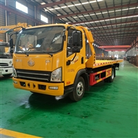 国五黄牌清障车 解放一拖二清障车 事故救援拖车 高速救援车价格