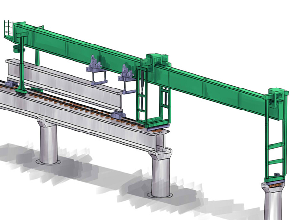 江蘇無錫架橋機廠家 設備工作原理