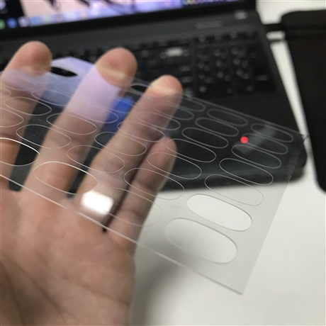 手机指纹识别玻璃片 手机玻璃激光切割加工厂家