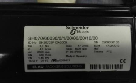 SH31002P02F2000伺服电机基本标准