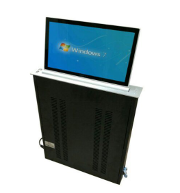 广州液晶屏升降器厂家 桌面嵌入式无纸化一体机