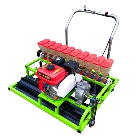 汽油蔬菜播种机型号手推式芹菜播种机油菜小颗粒精播机