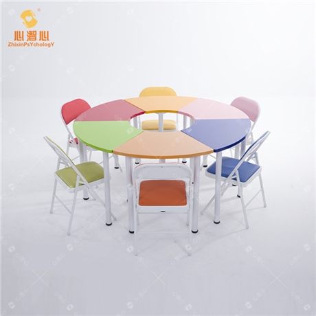 广东学校团体活动桌椅设备团体活动辅导桌椅价格团体活动课桌椅