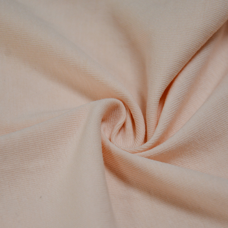 婴儿有机棉针织布服装面料宝宝纯棉拉架布料a类针织布料订做