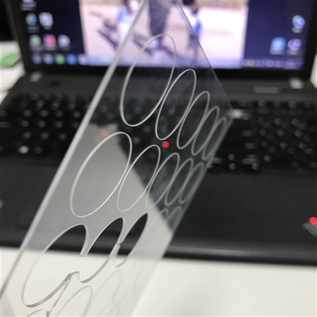 自动指纹识别手机玻璃片厂家 健鸿电子玻璃激光切割加工