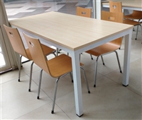 四川快餐桌 食堂餐桌椅 不锈钢学生食堂餐桌 玻璃钢快餐桌椅厂家