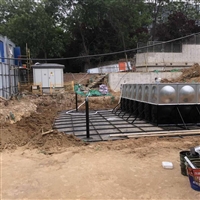 72立方抗浮箱泵一体化消防泵站