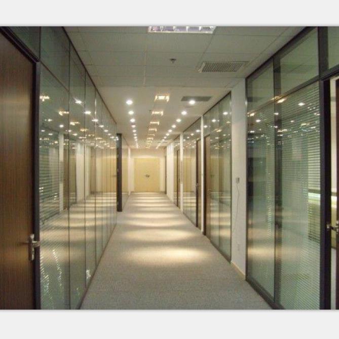 定制写字楼玻璃门 钢化玻璃门 金科鸿泰厂家