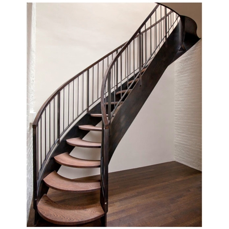 钢木楼梯批发厂家龙骨楼梯