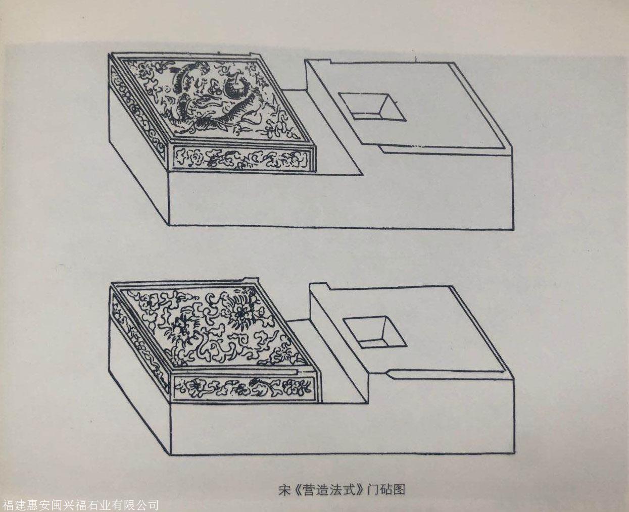 门枕石怎么画图片