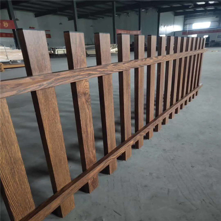 仿木纹栏杆河道围栏仿木纹围栏景区
