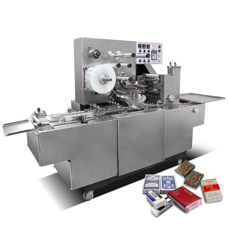 全自动三维香烟透明膜折角包装机