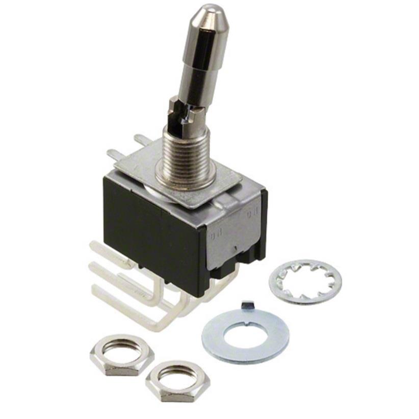 9脚钮子开关3路摇头开关现货m2032ll1w01日本进口二档带锁