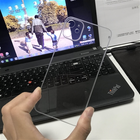 手机摄像头盖板蚀刻工艺 玻璃蚀刻设备加工 手机后盖蚀刻片