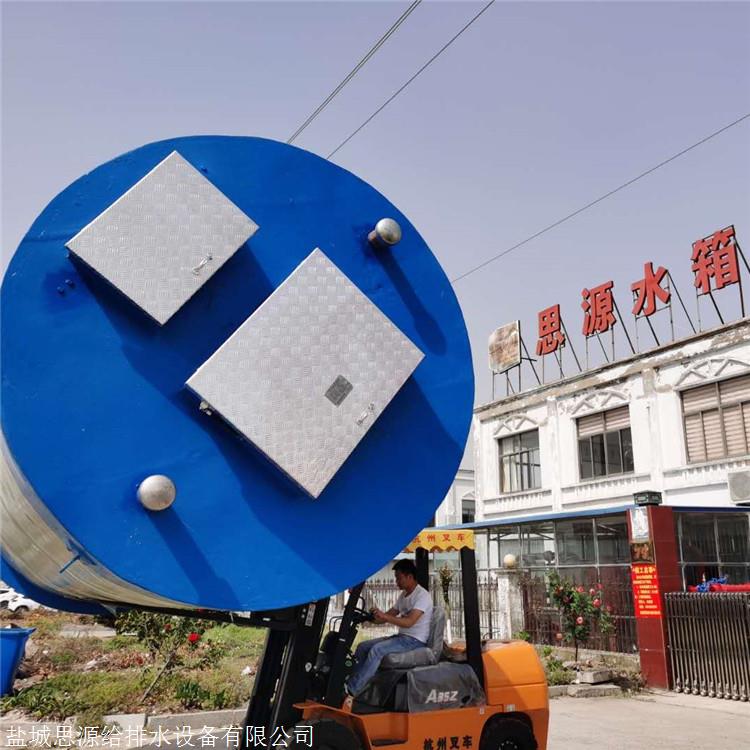 污水提升一体泵站起吊及回填全过程