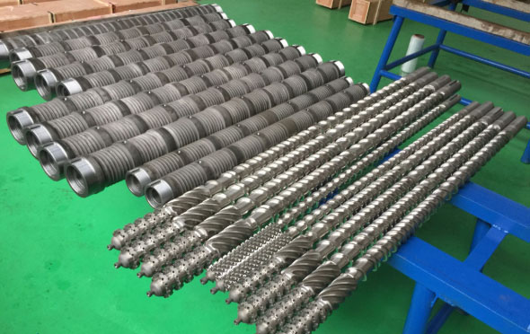 pmma增强螺杆_55吹膜机螺杆_65熔喷布机单螺杆