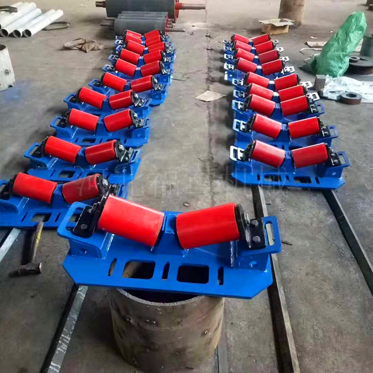 聚乙烯高分子托辊 三联托辊 v型托辊