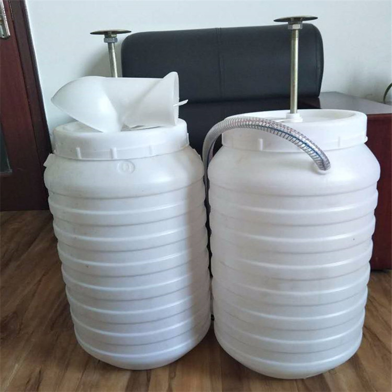 旱厕冲水桶 高压冲厕器 高压脚踏式压力水桶 冲脚踏式改造冲厕器