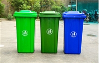 临沂双龙塑料垃圾桶批发，分类垃圾桶销售，240升塑料垃圾桶直销
