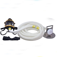 单人自吸式长管空气呼吸器 防尘长管全面罩面具