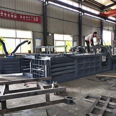 卧式液压打包机 小型废纸卧式打包机厂家