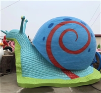 玻璃钢蜗牛雕塑 大型仿真蜗牛雕塑