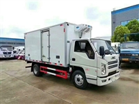 厢式冷藏运输车_4米2蓝牌小型水果、鲜奶保鲜冷藏车