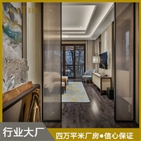 不锈钢活动屏风 不锈钢屏风供应厂家 骊庭不锈钢0元设计