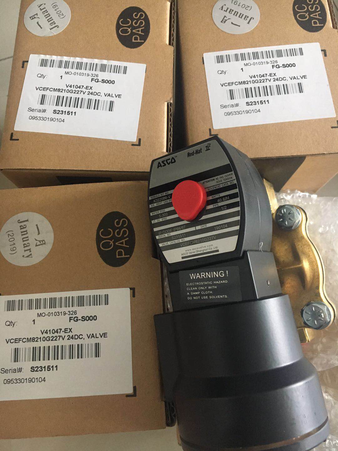 **款：ASCO两位五通阀用来控制基础元件