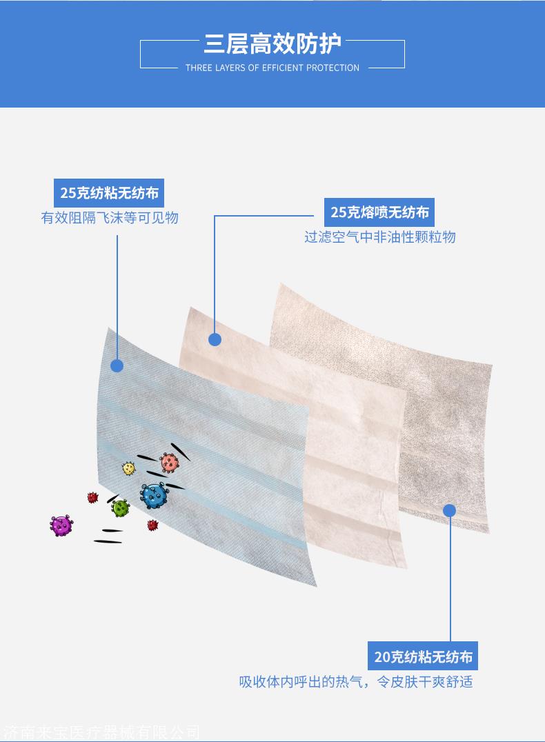 一次性熔喷布口罩生产厂家