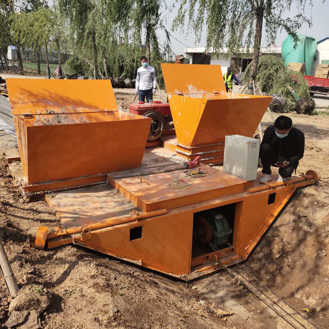 水渠成型机 一次成型渠道机 液压渠道成型机 自走式水渠机找成望